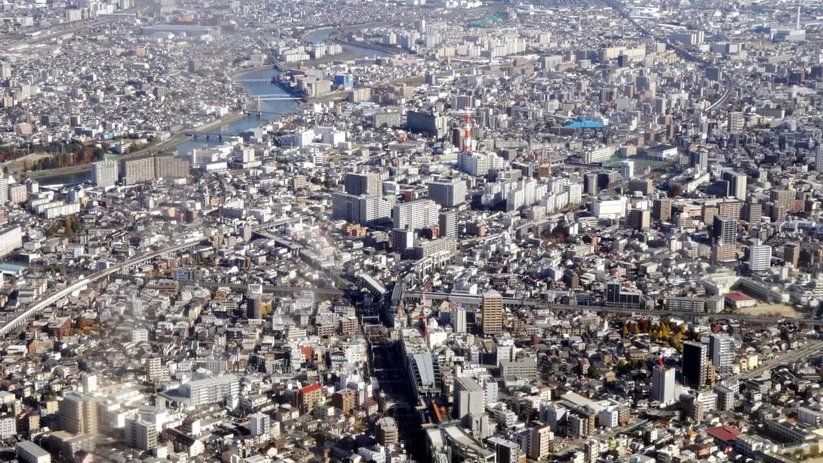 大阪府大阪市東淀川区の街並み