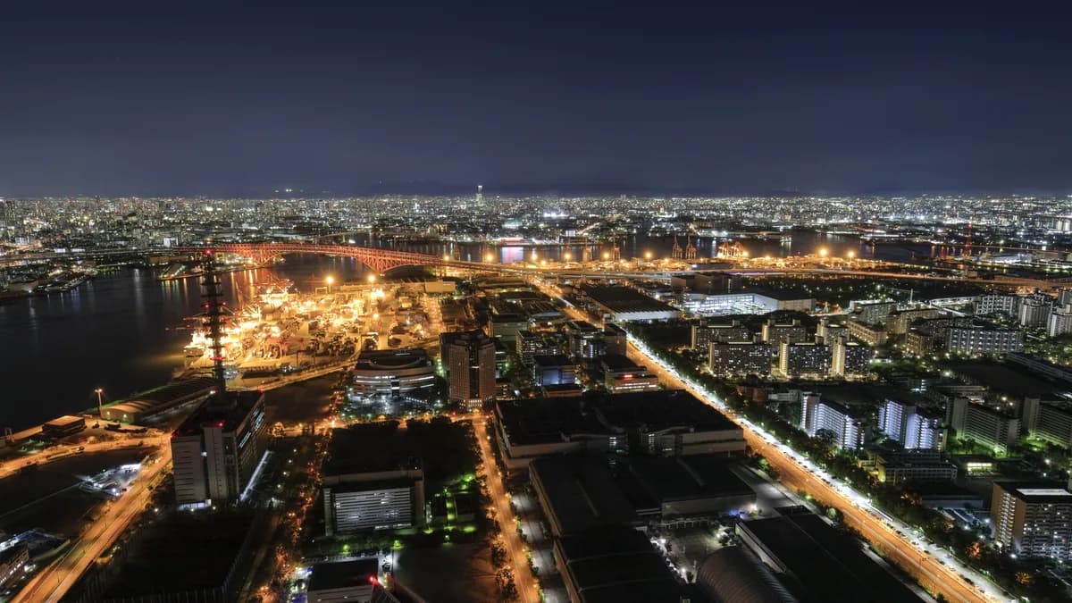 大阪ベイエリアの夜景