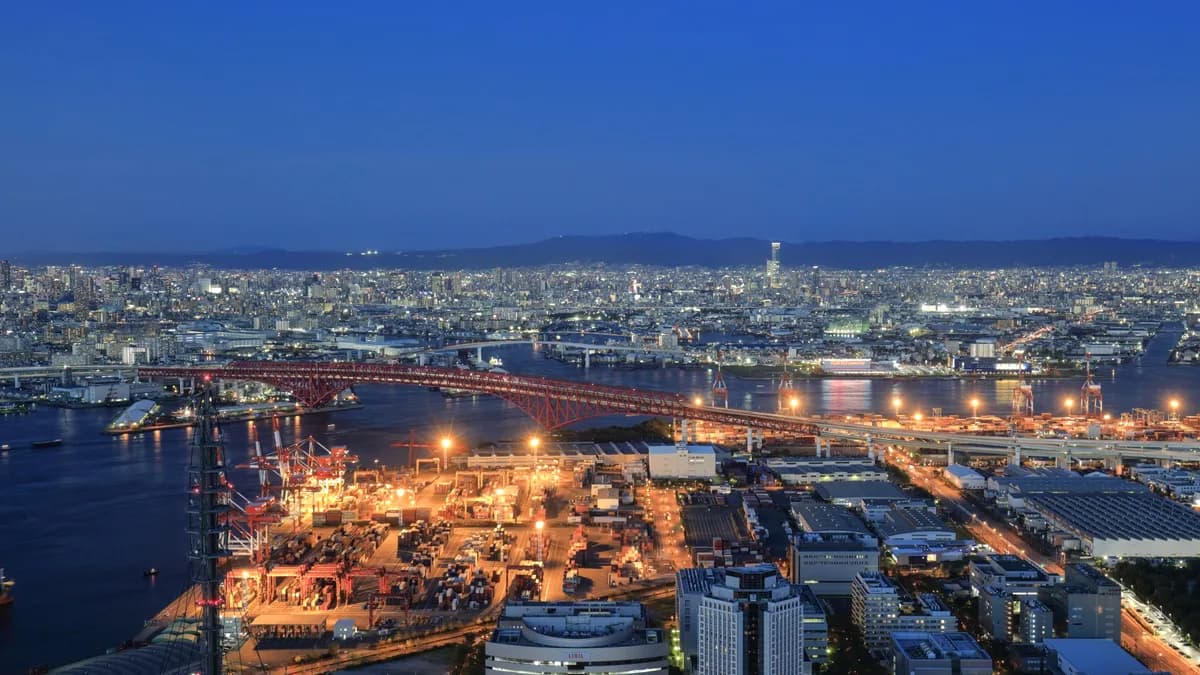 大阪ベイエリアの夜景