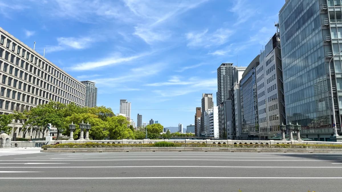 大阪の都会風景