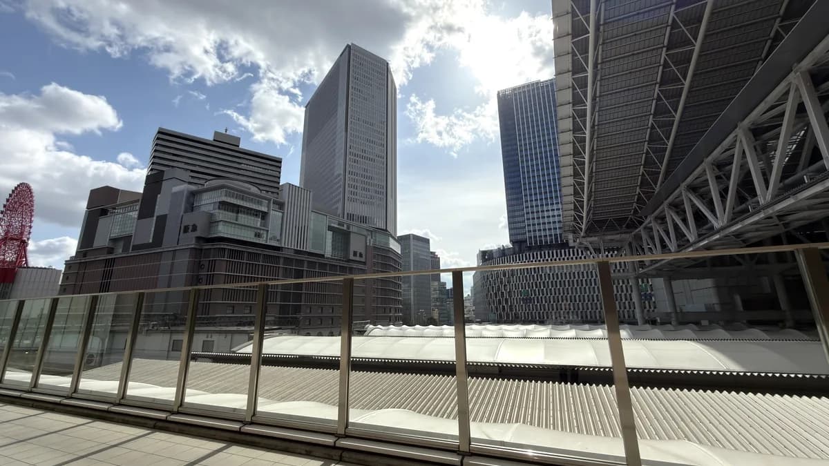 大阪駅周辺のビル群