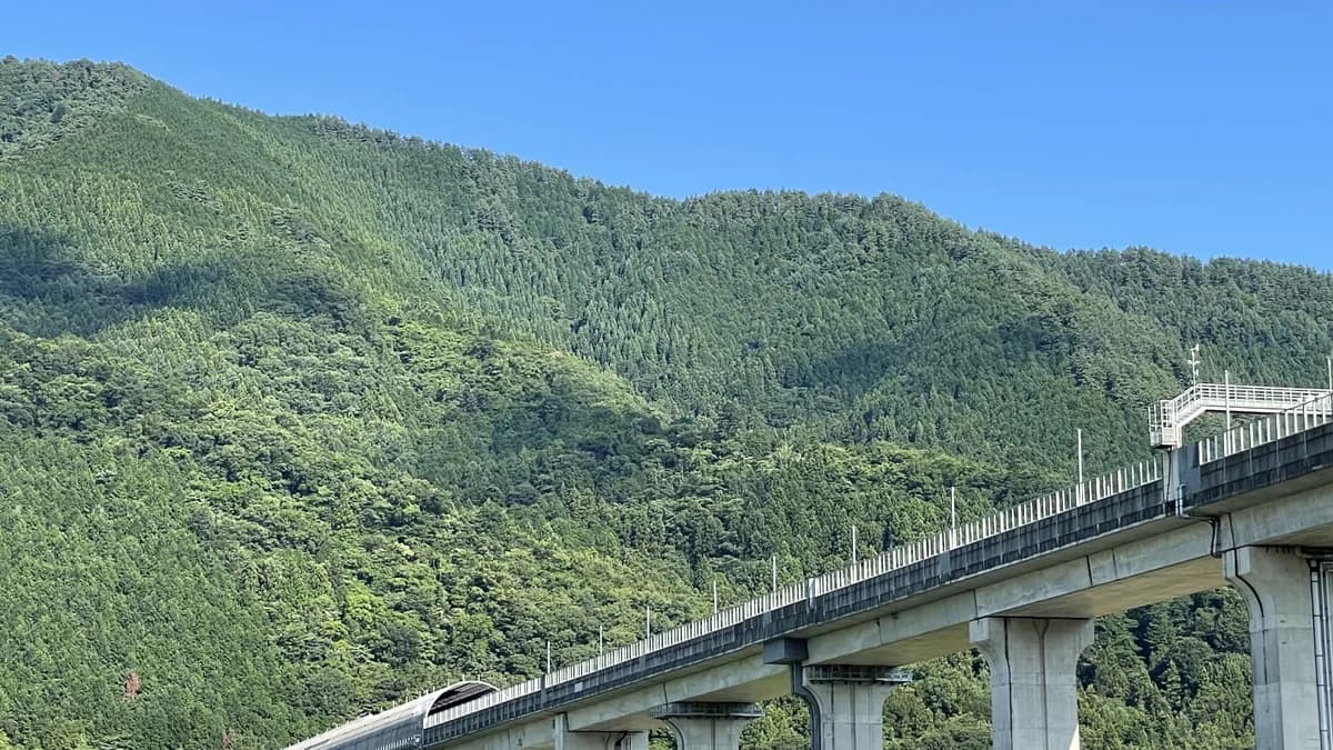リニア新幹線の試験場